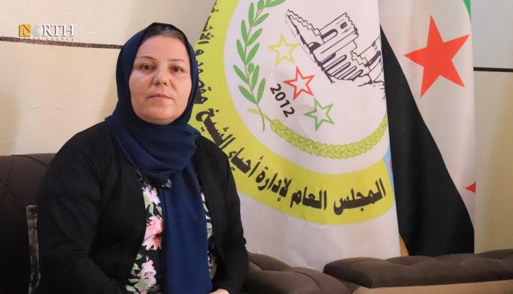 الرئيسة المشاركة لمجلس حيي الشيخ مقصود والأشرفية هيفين سليمان – نورث برس