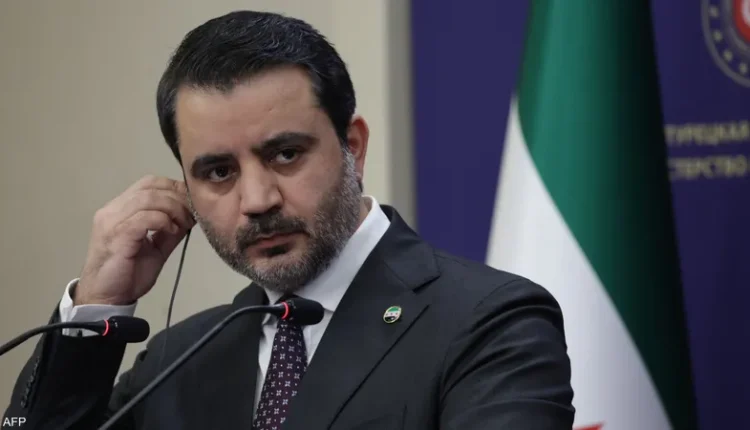 وزير الخارجية في الحكومة السورية الانتقالية أسعد الشيباني – أ-ف-ب
