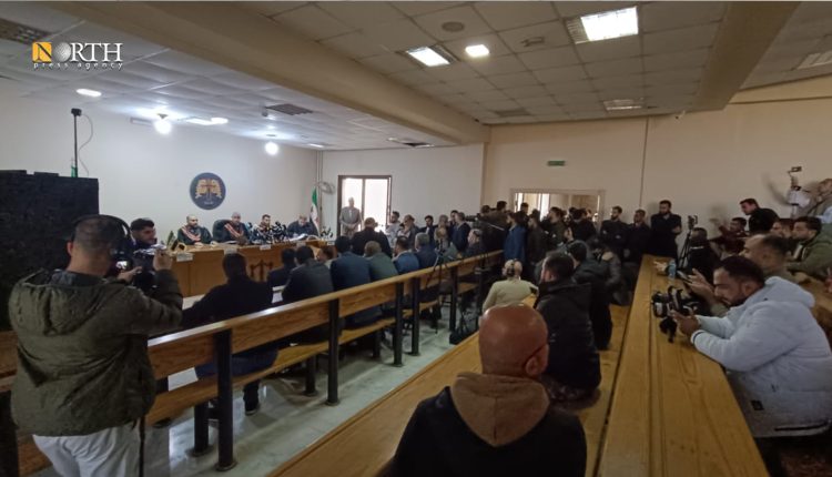 جانب من الجلسة الأولى من محاكمة متهمين بأحداث الساحل – نورث برس
