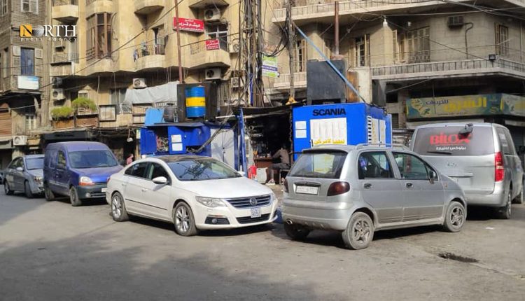 مولدة كهرباء "أمبيرات" في منطقة العبارة في مركز مدينة حلب - نورث بر س