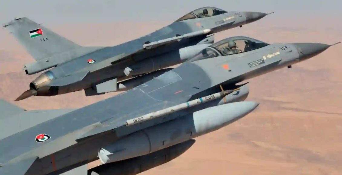 طائرات حربية للجيش الأردني