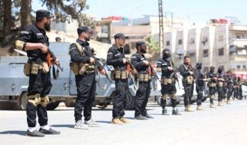 عناصر من الأمن الداخلي بريف إدلب