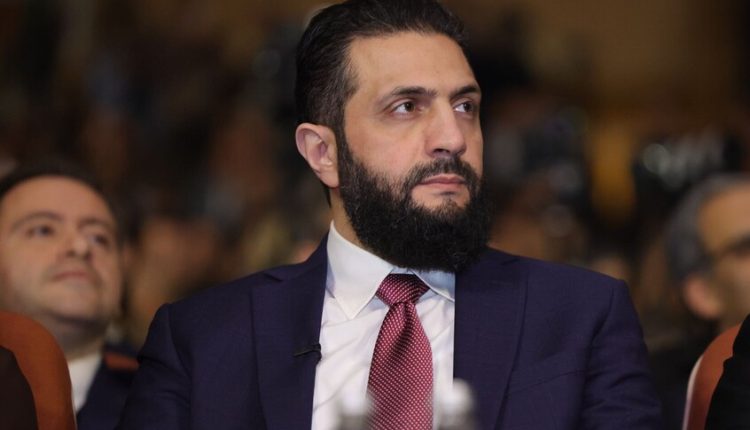 الرئيس السوري أحمد الشرع