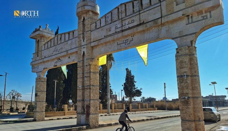 بلدة دير حافر بريف حلب الشرقي - نورث برس