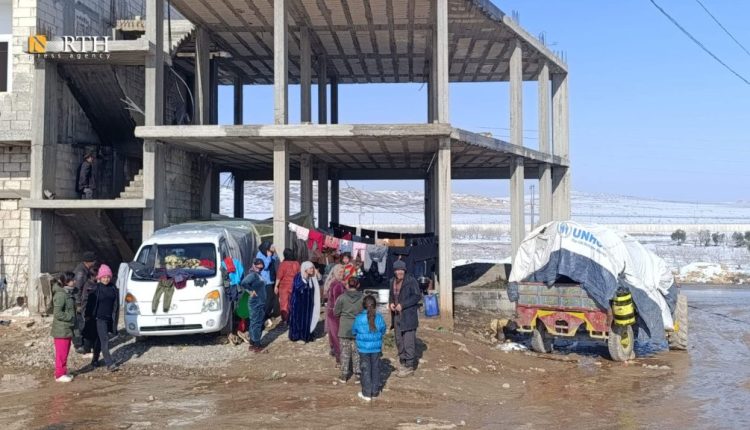 نازحون في مدينة كوباني – نورث برس