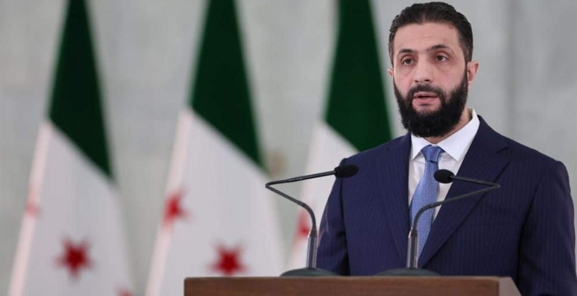 الرئيس السوري أحمد الشرع