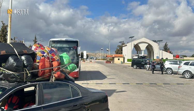 عودة حركة العبور عبر منفذ جديدة يابوس الحدودي بين سوريا ولبنان- نورث برس