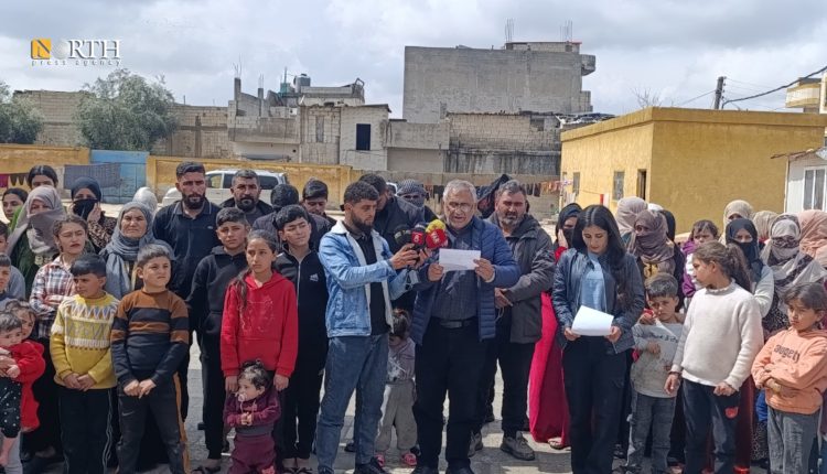 بيان لعوائل نازحي تل أبيض في كوباني – نورث برس