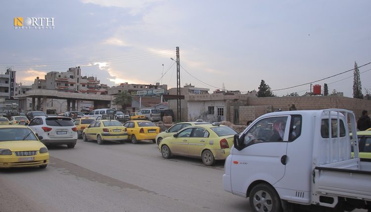 أزمة على إحدى محطات الوقود في مدينة القامشلي – نورث برس