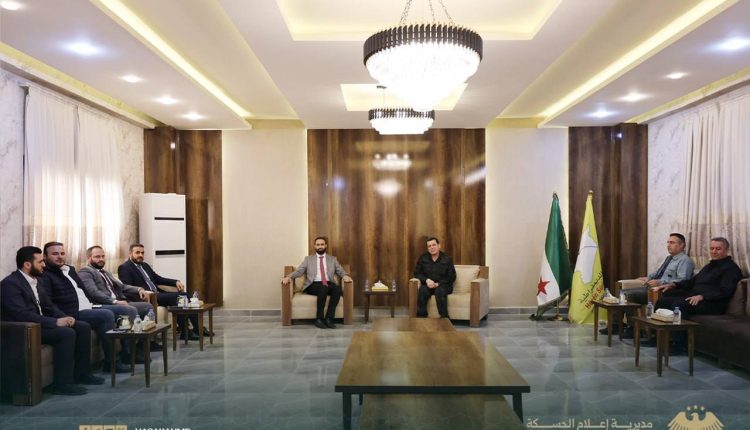 لقاء المبعوث الرئاسي العميد زياد العايش مع القائد العام لقوات سوريا الديمقراطية مظلوم عبدي في الحسكة - مديرة إعلام الحسكة