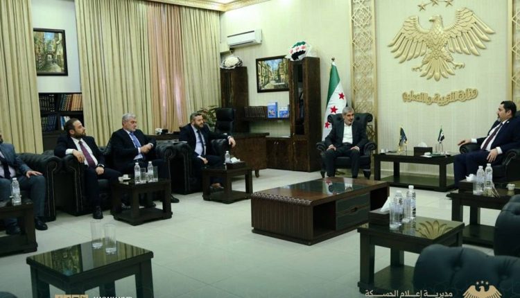 وزير التربية والتعليم يناقش مع الفريق الرئاسي متابعة تنفيذ اتفاق 29 كانون الثاني - مديرية إعلام الحسكة