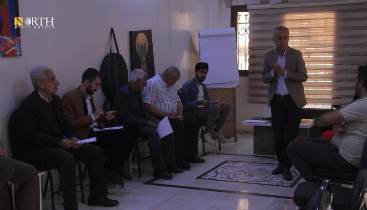 جلسة حوارية حول مشروع "الحزام العربي" بالقامشلي - نورث برس