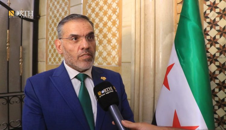 أنس العبدة عضو اللجنة العليا للانتخابات مجلس الشعب – نورث برس