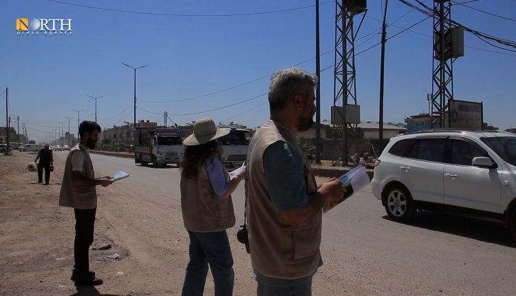 حملة للتوعية بخطر الحرائق على الأرضي الزراعية في القامشلي – نورث برس