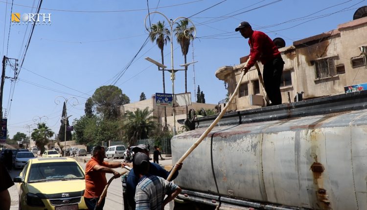صهريج مياه في الحسكة ـ نورث برس
