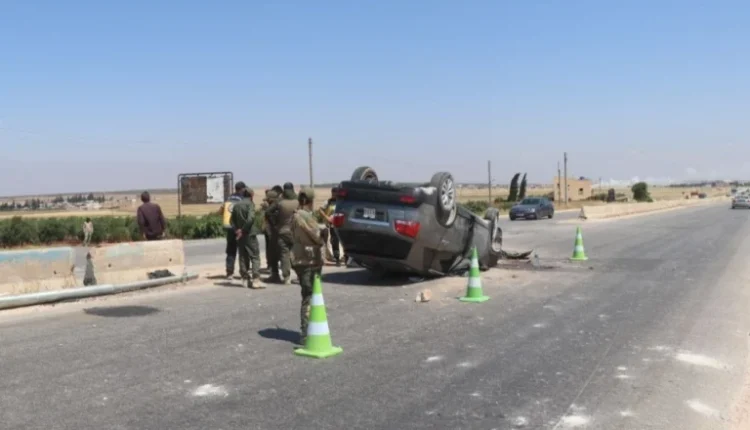 حادث سير في سوريا