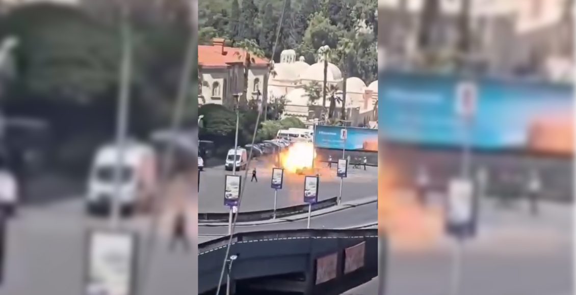 انفجار عبوة ناسفة بالقرب من جسر فكتوريا وسط العاصمة دمشق