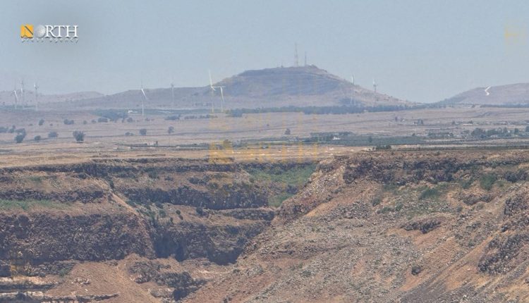 تل القيثار الذي يعتبر أبرز نقطة انطلاق للتوغلات الإسرائيلية بريف القنيطرة - نورث برس