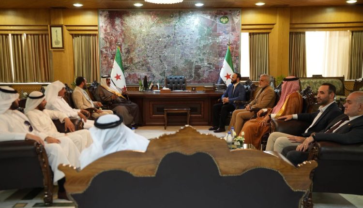 محافظ حلب يستقبل شيخ قبيلة الشمر – محافظة حلب