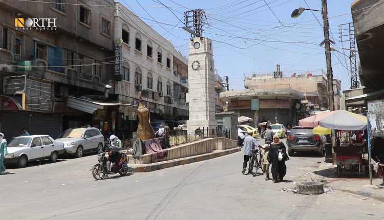 دوار الساعة في مدينة الحسكة ـ نورث برس