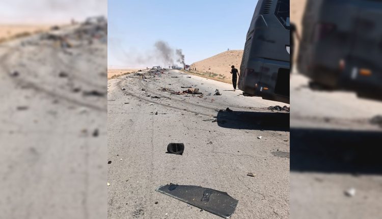 حادث سير مأساوي على طريق دمشق/ دير الزور - متداول