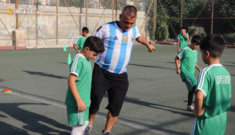تدريبات فرق القواعد لنادي عفرين الرياضي - نورث برس