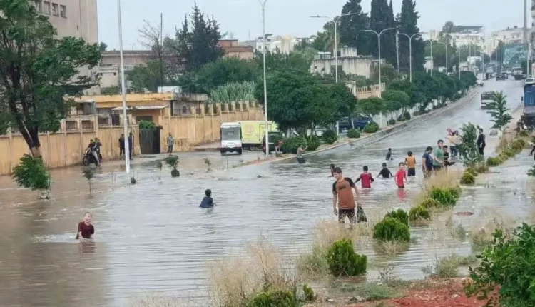 أمطار غزيرة في إدلب – الإخبارية السورية