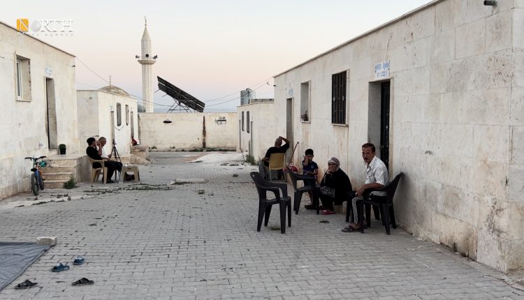 مركز إيواء في قرية كفروم بناحية شران بريف عفرين - نورث برس