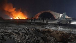قصف على مطار أبو الظهور العسكري في إدلب