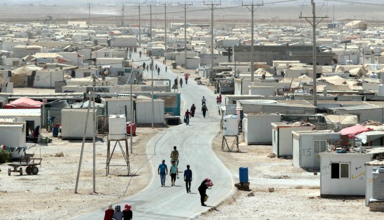 أحد مخيمات اللاجئين في الأردن – أ ف ب