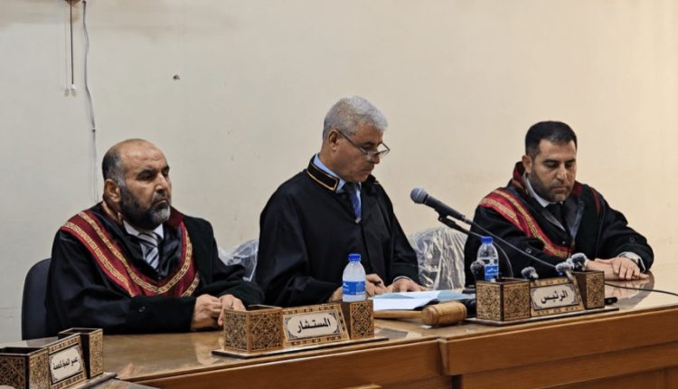 لحظة النطق بالأحكام في محكمة الجنايات العسكرية بحلب - تلفزيون سوريا