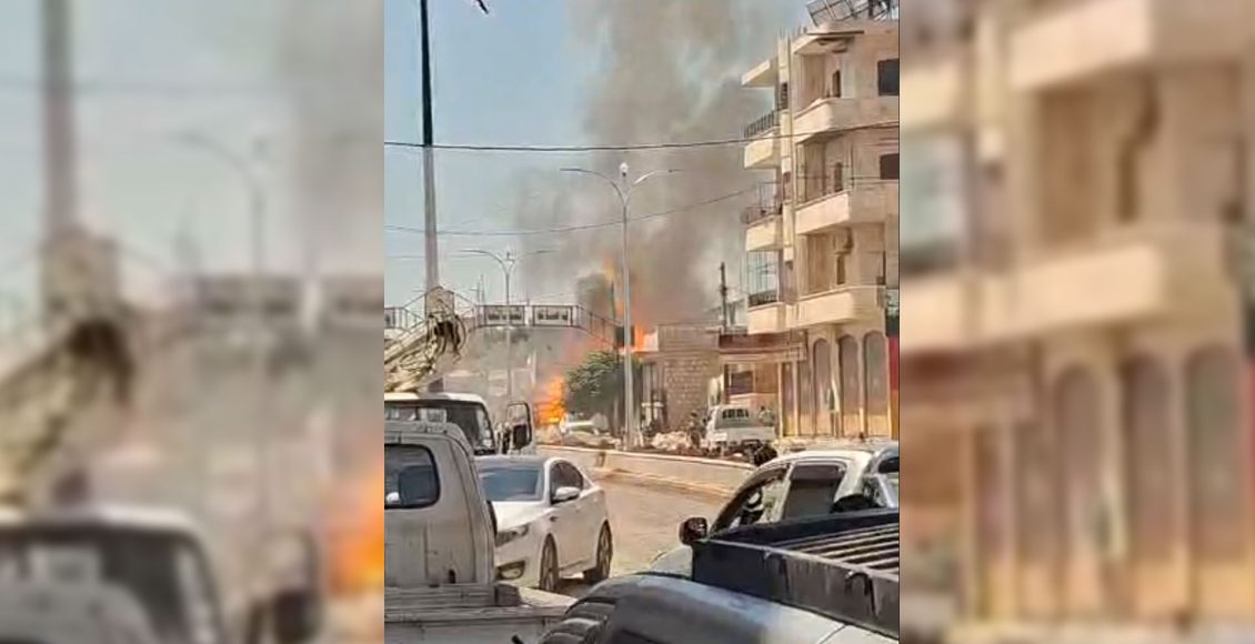 انفجار ألغام في بنش بريف إدلب - متداول