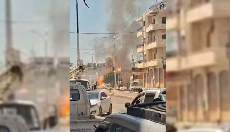 انفجار ألغام في بنش بريف إدلب - متداول